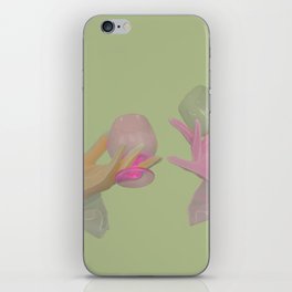 CLINK! - DIGITAL PAINTING CHEERS DRINK GLASS CLOWNS PASTEL JOY WLW QUEER FRIENDSHIP LOVE QUIRKY KAWAII iPhone Skin