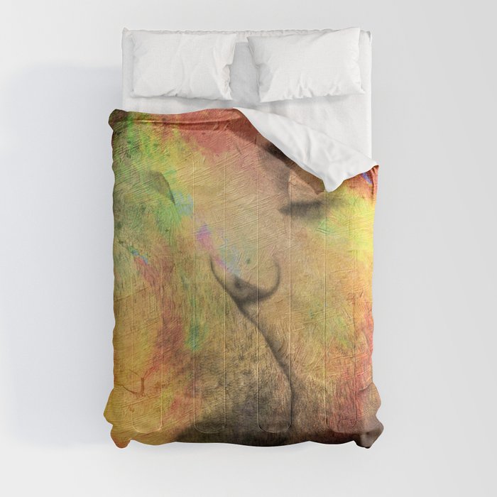 gay kiss Comforter