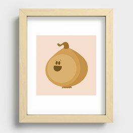 Happy Onion Recessed Framed Print