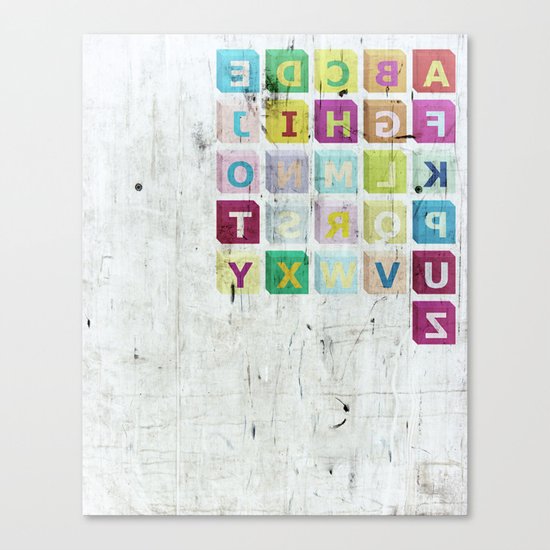 encrypted message Canvas Print