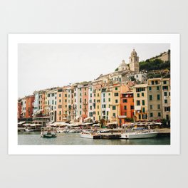 Photo of the Cinque Terre, Portovenere, Italy | Fine Art Colorful Travel Photography | Art Print