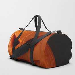 Carved Halloween Pumpkin  Duffle Bag