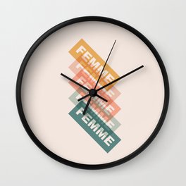 Femme the label Wall Clock