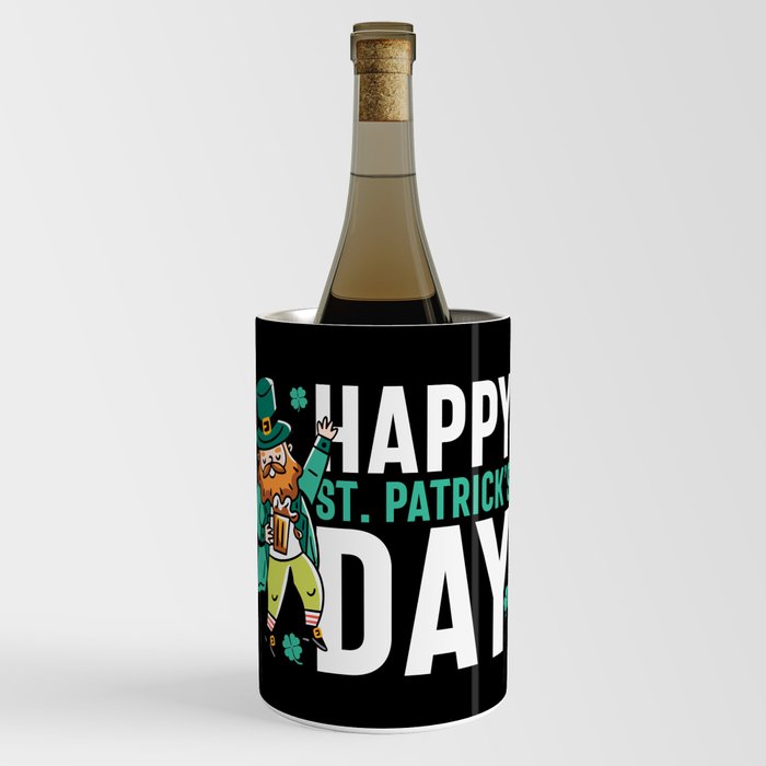 Happy St Patrick's Day Wine Chiller