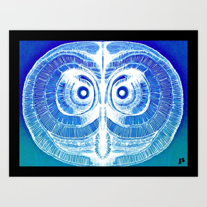 The Great Grey Owl Art Print