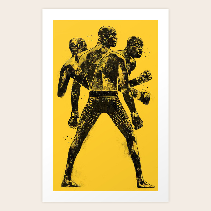 Anderson Silva Ufc Fighter Art Art Print By Artinmyheart Society6