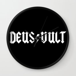 Deus Vult Wall Clock