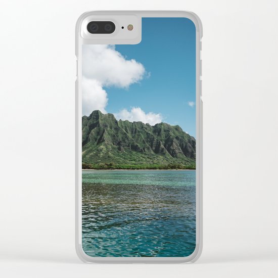 Hawaiian Mountain II Clear iPhone Case