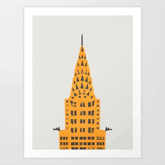 Chrysler Building New York Art Print