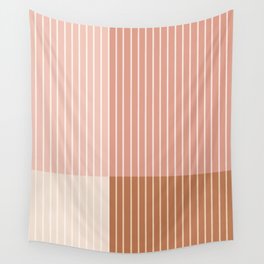 Color Block Line Abstract XVI Wall Tapestry