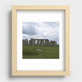 Great Britain Photography - The Historical Landmark Stonehenge Recessed Framed Print