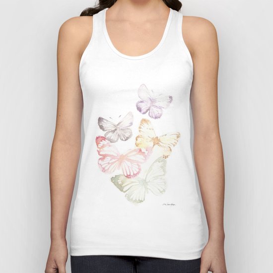 Butterflies Unisex Tank Top