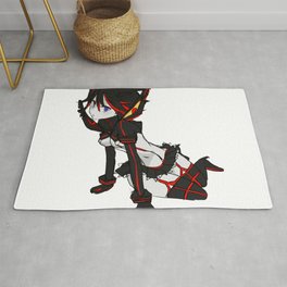 Ryuko Kill La Kill Rug | Tapestry, Digital, Stickers, Demon, Tshirt, Killlakill, Manga, Wall, Artprints, Graphicdesign 