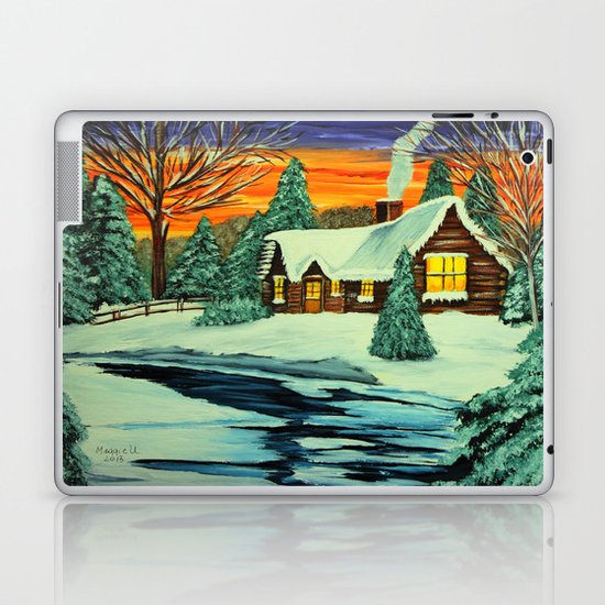 Winter night Laptop & iPad Skin