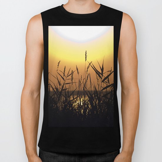 Seagrass - Summersunset - Isle Ruegen Biker Tank