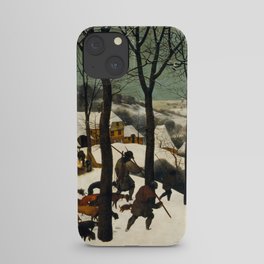 The Hunters in the Snow, Pieter Bruegel the Elder iPhone Case