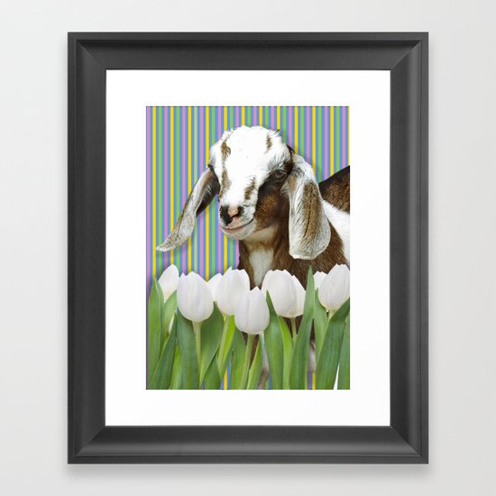 In search of dessert Framed Art Print