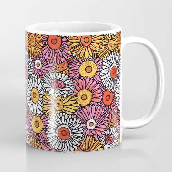 Daisy Pattern Mug