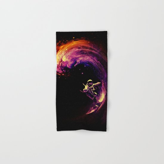 Space Surfing Hand & Bath Towel
