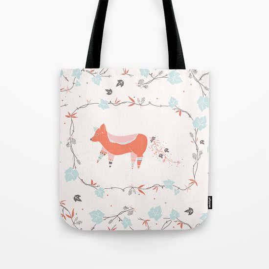 fox & grapes Tote Bag