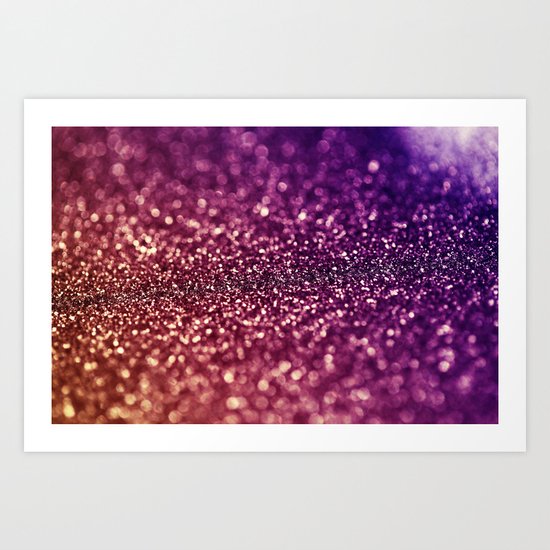 Glitter Art Print