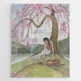 Under the Cherry Tree Jigsaw Puzzle