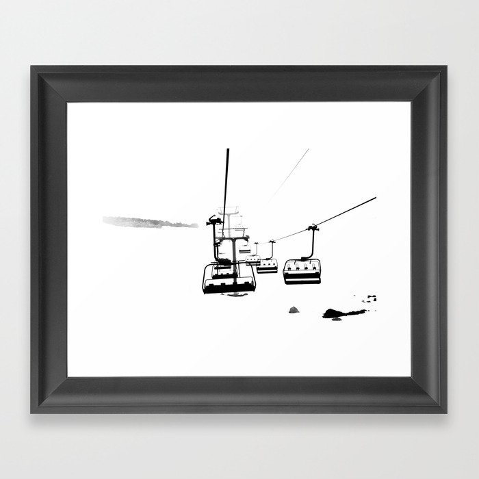 Winter Fog Framed Art Print