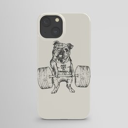 English Bulldog Lift iPhone Case