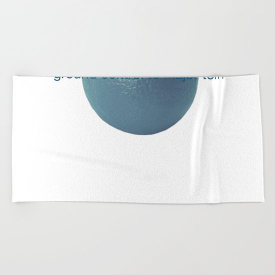 ground control to major tom Beach Towel