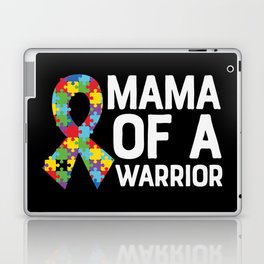 Mama Of A Warrior Autism Awareness Laptop Skin