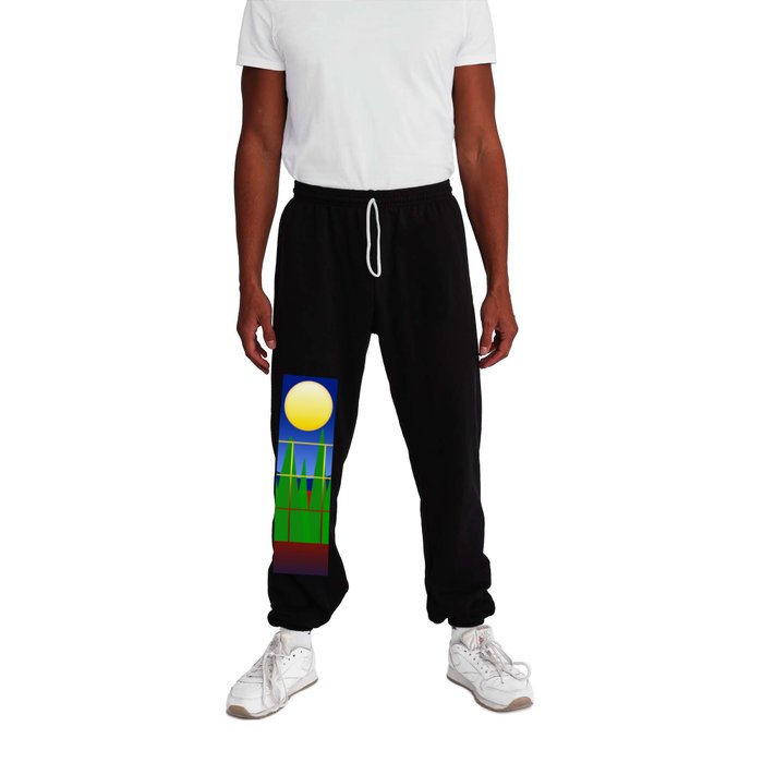 Heaven and Earth abstract Sweatpants