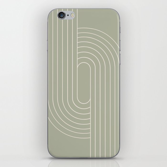 Oval Lines Abstract XLII iPhone Skin