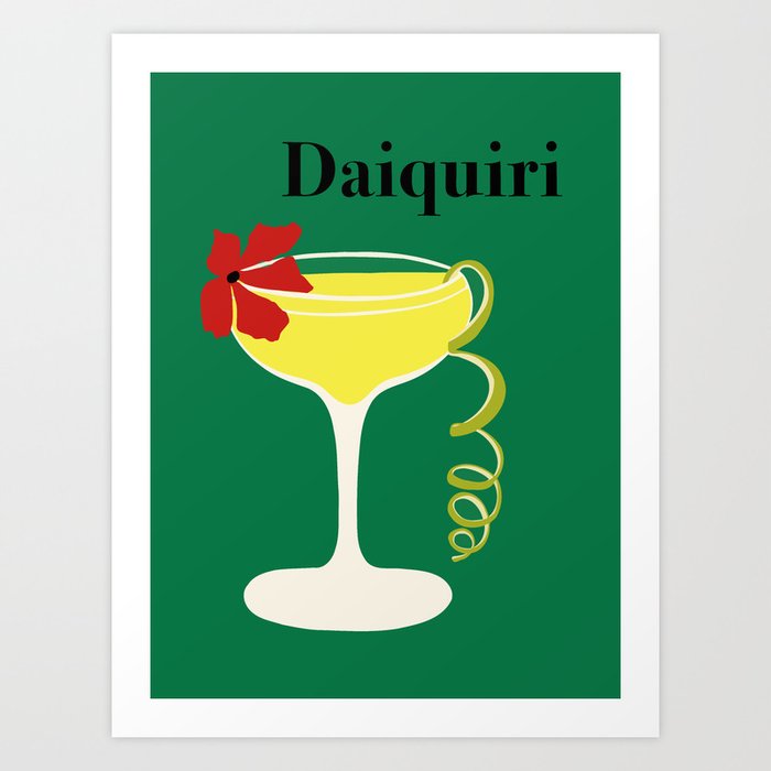 Daiquiri Cocktail  Art Print