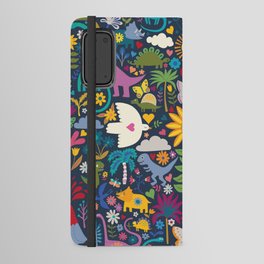Peace, Love and Dinosaurs Android Wallet Case