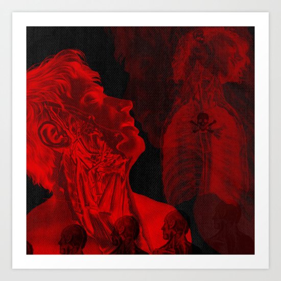 Necrotic Introspection (Introspection nécrotique) Art Print