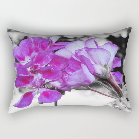 fuchsia flOWERS Rectangular Pillow