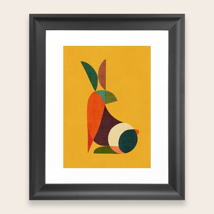 Rabbit Framed Art Print by Society6