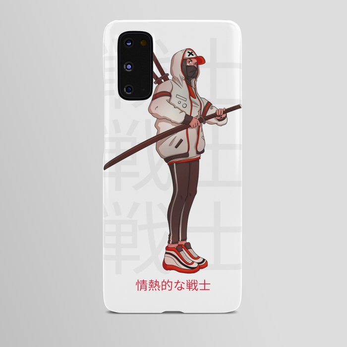 Anime figure heart of warrior japanese figure Android Case