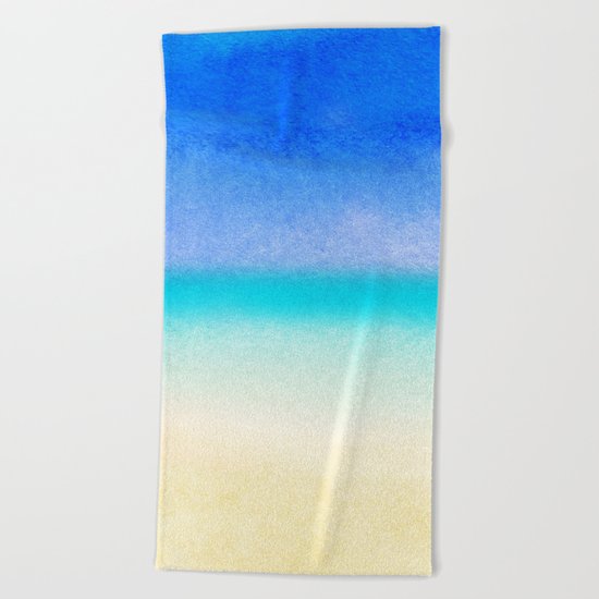 Tropical Sea #1 Beach Towel