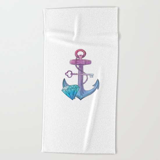Sailor Treasures Beach Towel