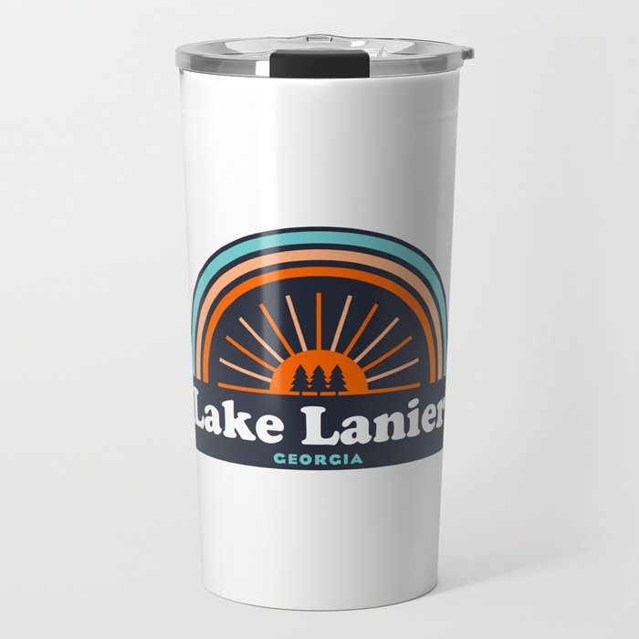 Lake Lanier Georgia Rainbow Travel Mug