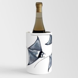 Devil fish Manta ray Mobula mobular Wine Chiller