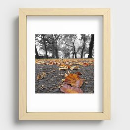 Autumn paths Recessed Framed Print