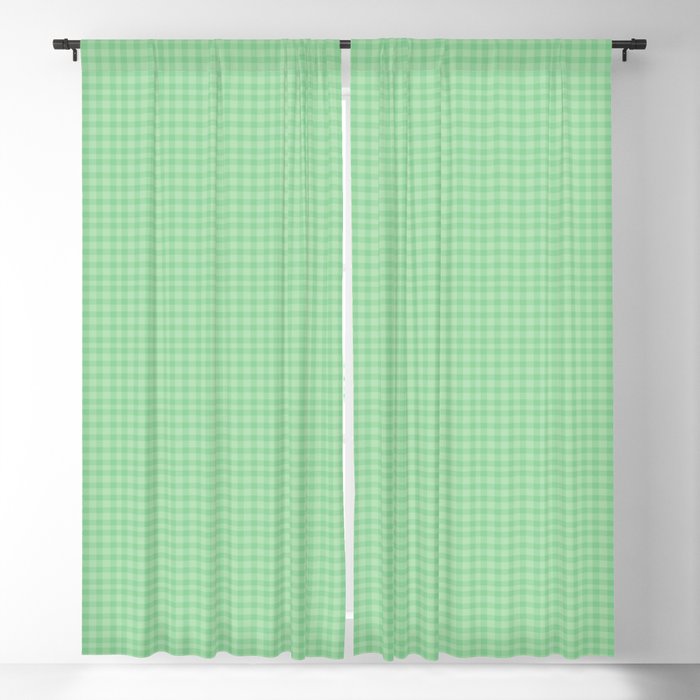 children's pattern-pantone color-solid color-green Blackout Curtain
