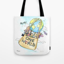 One World Together Eco Art Tote Bag
