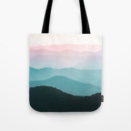 Smoky Mountain National Park Sunset Layers III - Nature Photography Tote Bag