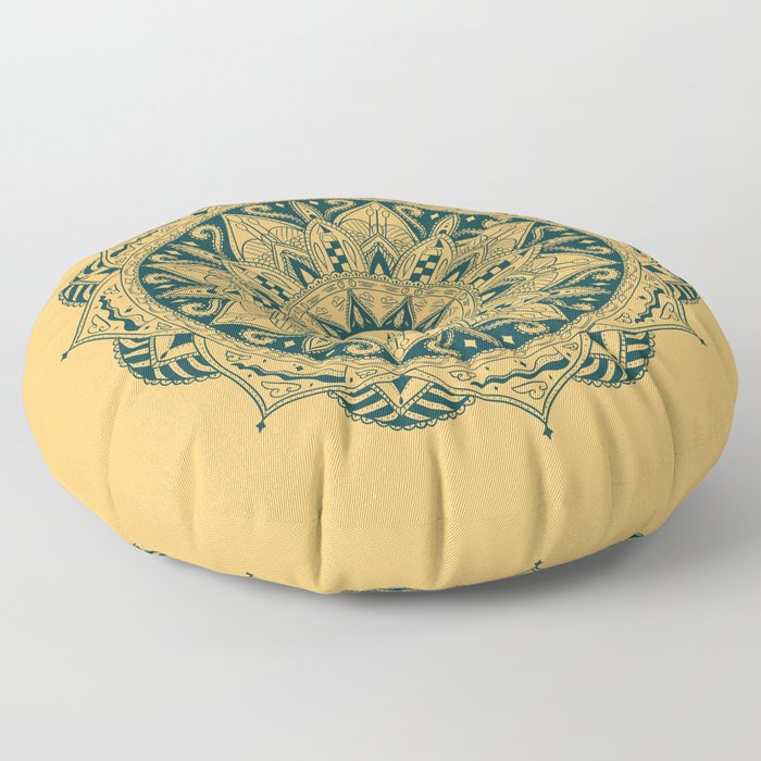 quidditch mandala Floor Pillow