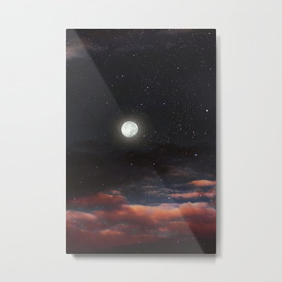 Dawn’s moon Metal Print