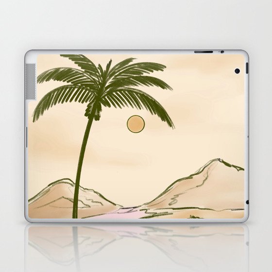 Sunset At The Nile River Vintage Landscape Laptop & iPad Skin