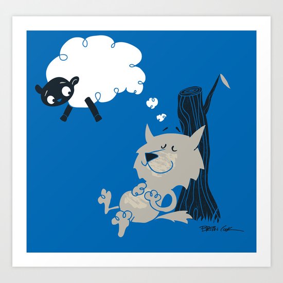 Shleep Art Print